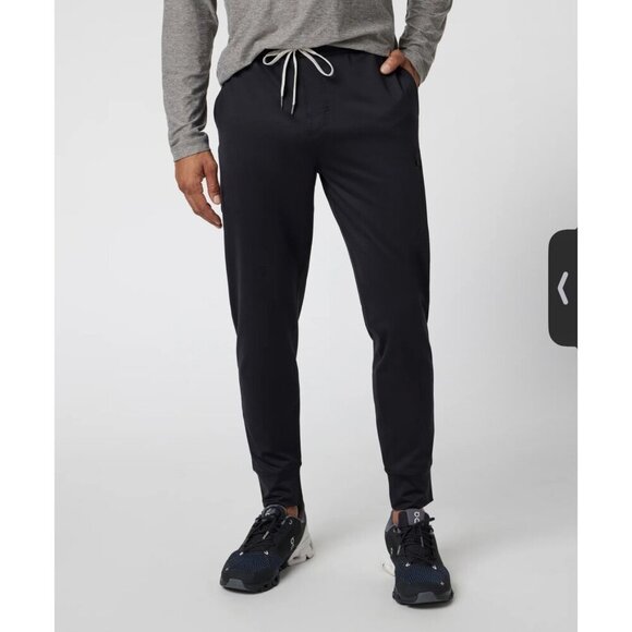 Vuori men Sunday performance joggers, black, Size S B162 - Picture 1 of 11